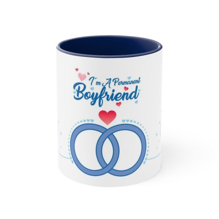 Permanent BoyFriend Accent Coffee Mug, 11oz