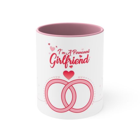 Permanent GirlFriend Accent Coffee Mug, 11oz